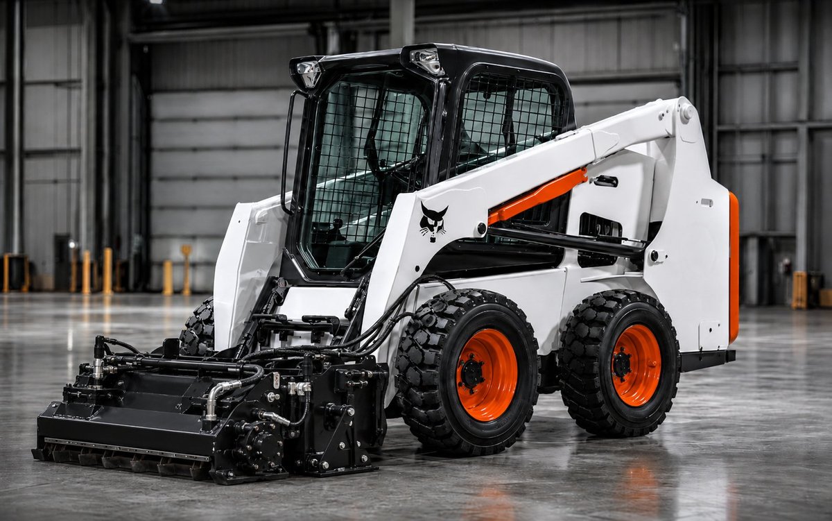 Мини-погрузчик Bobcat S530 с холодной фрезой